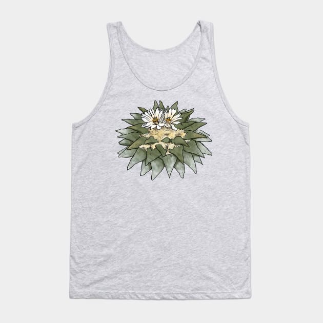 ARIOCARPUS SP. By AgaCactus (writeless variant) Tank Top by AgaCactus